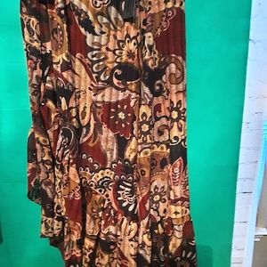 Buffalo David Britton Floral wrap skirt